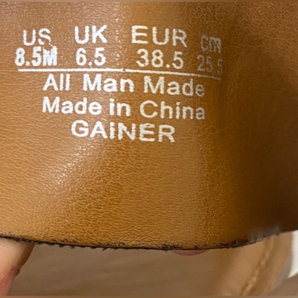 Franco Sarto Pre-Owned Gainer Black Sandals Size 8.5 - Picture 6 of 8